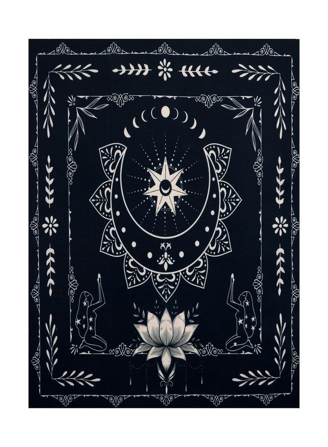 سكويشي قماش التارو، قماش التارو للتوزيع، سجادة مربعة للتنبؤ بقراءة بطاقات التارو، طقوس روحية، جلسات تأمل - Image 1